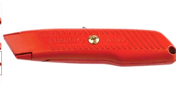 Stanley Safety Knife with Straight Blade, Retractable