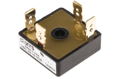 IXYS Bridge Rectifier Module, 17A, 1600V, 4-Pin