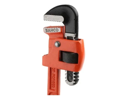 Bahco Pipe Wrench, 254.0 mm Overall, 35mm Jaw Capacity, Metal Handle
