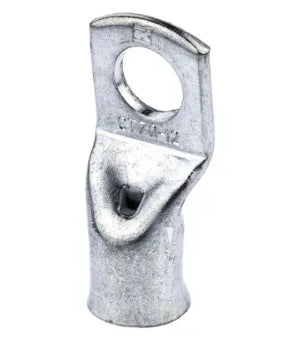 RS PRO Uninsulated Tubular Ring Terminal, M12 Stud Size to 70mm² Wire Size