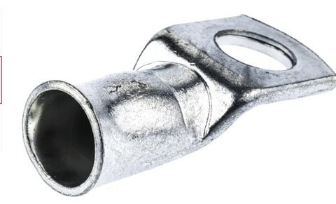 RS PRO Uninsulated Tubular Ring Terminal, M12 Stud Size to 70mm² Wire Size