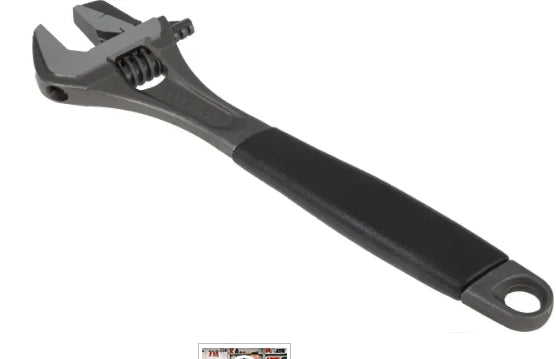 Bahco Adjustable Spanner, 308 mm Overall, 35mm Jaw Capacity, Plastic Handle