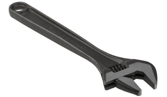 Bahco Adjustable Spanner, 255 mm Overall, 30mm Jaw Capacity, Metal Handle