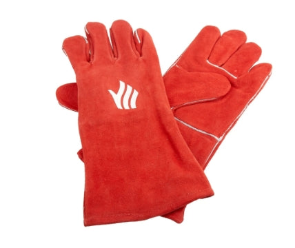 Polyco Healthline Red Leather Gloves, Size 9, Large