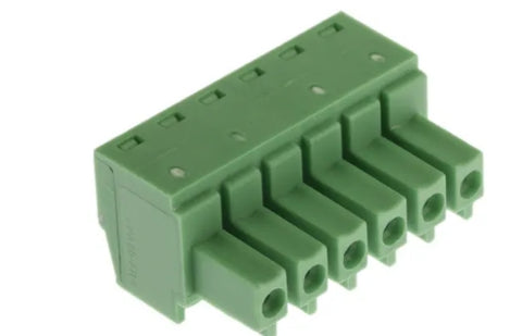 Phoenix Contact 3.81mm Pitch 6 Way Pluggable Terminal Block, Plug, Cable Mount, Screw Termination