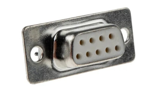 RS PRO 9 Way Panel Mount D-sub Connector Socket, 2.8mm Pitch