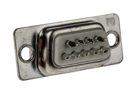 RS PRO 9 Way Panel Mount D-sub Connector Socket, 2.8mm Pitch