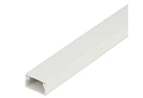 Schneider Electric SA White Mini Trunking Self-Adhesive - Closed Slot, W16 mm x D16mm, L3m, uPVC