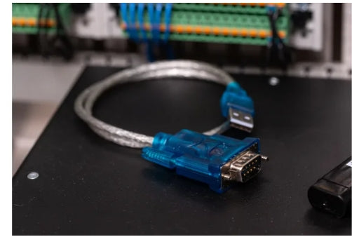 RS PRO RS232 USB A Male to DB-9 Male Converter Cable