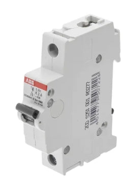 ABB System Pro M Compact S200 MCB, 1P, 2A Curve K, 253V AC, 72V DC, 6 kA Breaking Capacity