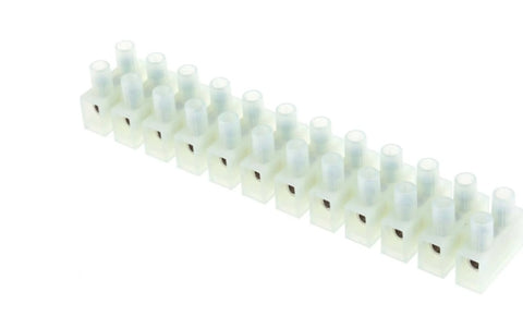 RS PRO Non-Fused Terminal Block, 12-Way, 32A, 4 mm² Wire, Screw Down Termination