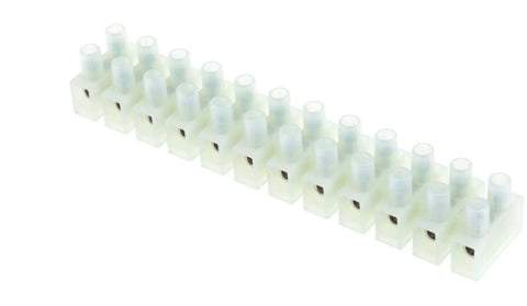 RS PRO Non-Fused Terminal Block, 12-Way, 32A, 4 mm² Wire, Screw Down Termination