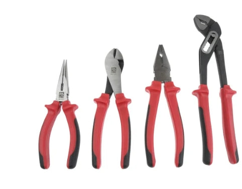 RS PRO 4-Piece Plier Set, 250 mm Overall