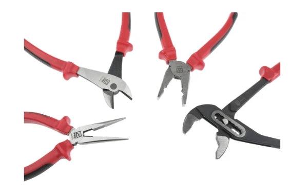 RS PRO 4-Piece Plier Set, 250 mm Overall