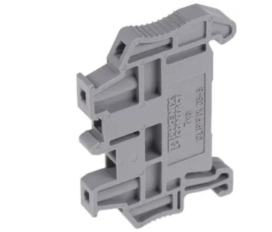 Phoenix Contact CLIPFIX 35-5 V0 Series End Stop for Use with DIN Rail NS 35/15, DIN Rail NS 35/7.5, FBS5, FBS6, KLM2,
