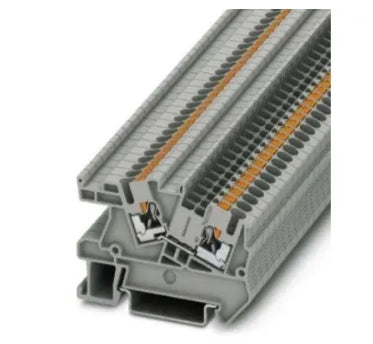 Phoenix Contact PTI Series PTI 2,5 Non-Fused Terminal Block, 2-Way, 24A, 26 → 12 AWG Wire, Push In Termination