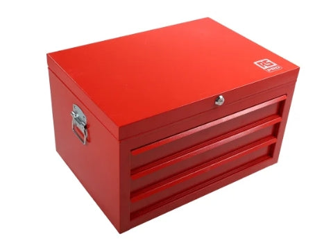 RS PRO 3 drawer Steel Tool Chest, 365mm x 620mm x 440mm