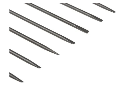 RS PRO Slotted Screwdriver, 1/8 in Tip, 100 mm Blade, 155 mm Overall