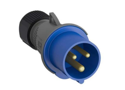 ABB, Easy & Safe IP67 Blue Cable Mount 2P + E Industrial Power Plug, Rated At 16A, 230 V