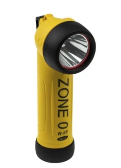 Wolf Safety R-55H ATEX, IECEx LED Torch Yellow - Rechargeable 80 lm, 195 mmRS Stock No.: 701-2833