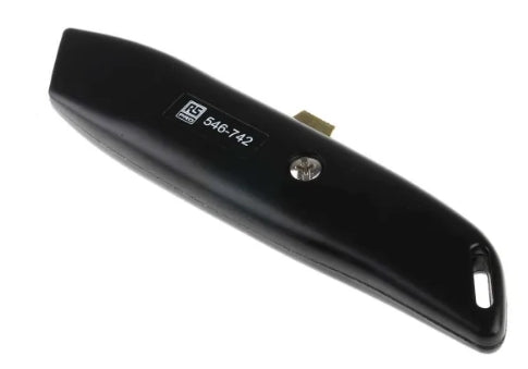 RS PRO Safety Knife with Straight Blade, Retractable