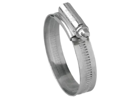 Jubilee Zinc-Plated Mild Steel Slotted Hex Worm Drive, 13mm Band Width, 85 → 100mm ID
