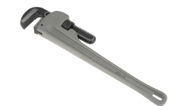 Bahco Pipe Wrench, 455 mm Overall, 60mm Jaw Capacity, Metal Handle