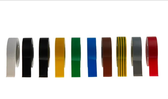 Advance Tapes AT7 Assorted PVC Electrical Tape, 19mm x 20m