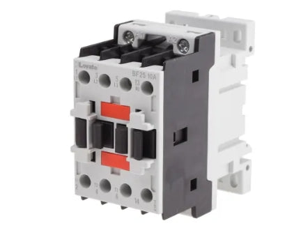 Lovato Orange BF Contactor, 24 V ac Coil, 3-Pole, 25 A, 11 kW, 3NO, 440 V ac