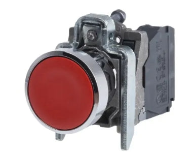 Schneider Electric Harmony XB4 Series Push Button, Panel Mount, 22mm Cutout, SPST, IP66, IP67, IP69(IP69K)