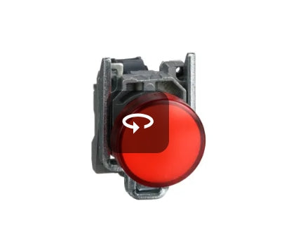 Schneider Electric Harmony XB4 Series Push Button, Panel Mount, 22mm Cutout, SPST, IP66, IP67, IP69(IP69K)