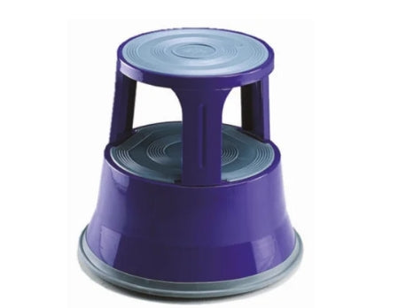 RS PRO 2 Tread Steel Kick Step 0.4m Platform Height, Blue
