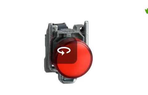 Schneider Electric Harmony XB4 Series Push Button, Panel Mount, 22mm Cutout, SPST, IP66, IP67, IP69(IP69K)