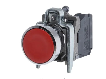 Schneider Electric Harmony XB4 Series Push Button, Panel Mount, 22mm Cutout, SPST, IP66, IP67, IP69(IP69K)