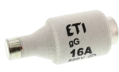 ETI 16A DII Diazed Fuse, E27 Thread Size, gG - gL, 500V ac