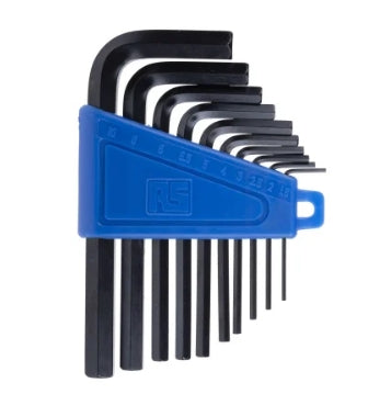 RS PRO 10 piece L Shape Metric Hex Key Set, 1.5 → 10mm
