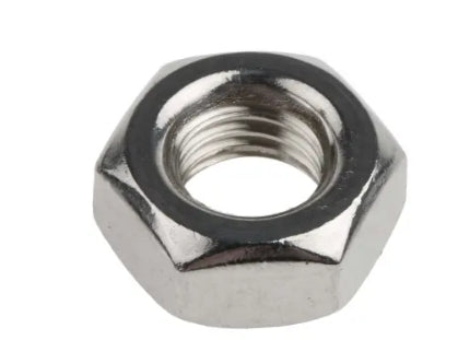 RS PRO, Plain Stainless Steel Hex Nut, DIN 934, M10