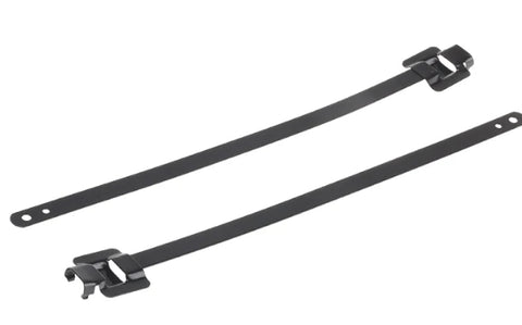RS PRO Cable Tie, Releasable, 230mm x 10 mm, Metallic 316 Stainless Steel, Pk-100