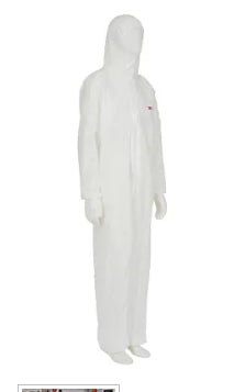 3M White Coverall, CE CAT I, L