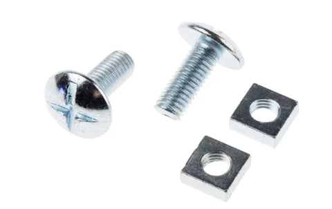 Bright Zinc Plated Steel Roofing Bolt, M8 x 20mm