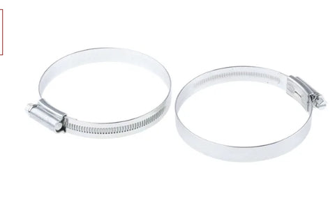 HI-GRIP Steel Slotted Hex Worm Drive, 13mm Band Width, 70 → 90mm ID