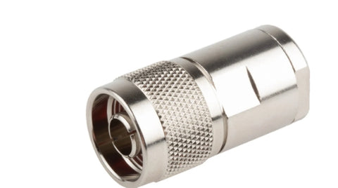 RS PRO, Plug Cable Mount N Connector, 50Ω, Solder Termination, Straight Body