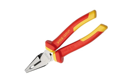 Irwin Combination Pliers, 200 mm Overall, Straight Tip, VDE/1000V