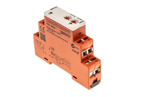 Broyce Control Voltage Monitoring Relay, SPDT, 12 → 24V dc, DIN Rail