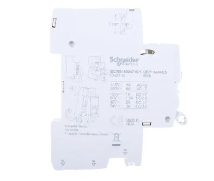 Schneider Electric Auxiliary Contact, 1 Contact, 1CO, DIN Rail Mount, Acti 9