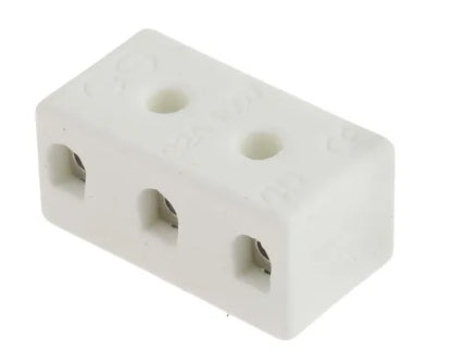 RS PRO Non-Fused Terminal Block, 3-Way, 32A, 12 AWG Wire, Screw Down Termination
