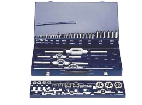 EVENTUS 52-Piece HSS Thread Tap & Die Set, M3 - M20 Taps, M3 - M20 Dies