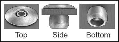 RIVET,3/16IN-DIA,STRUCTURAL BLIND,PACK