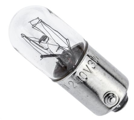LAMP,TUBULAR,240V,13MA,0.3MSCP,30x10MM