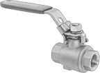 VALVE,BALL,2IN,NPTF,1000WOG,F/B,SS316